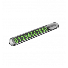 Парковочная карта Proove Parking Number Plate Metal Lock Silver