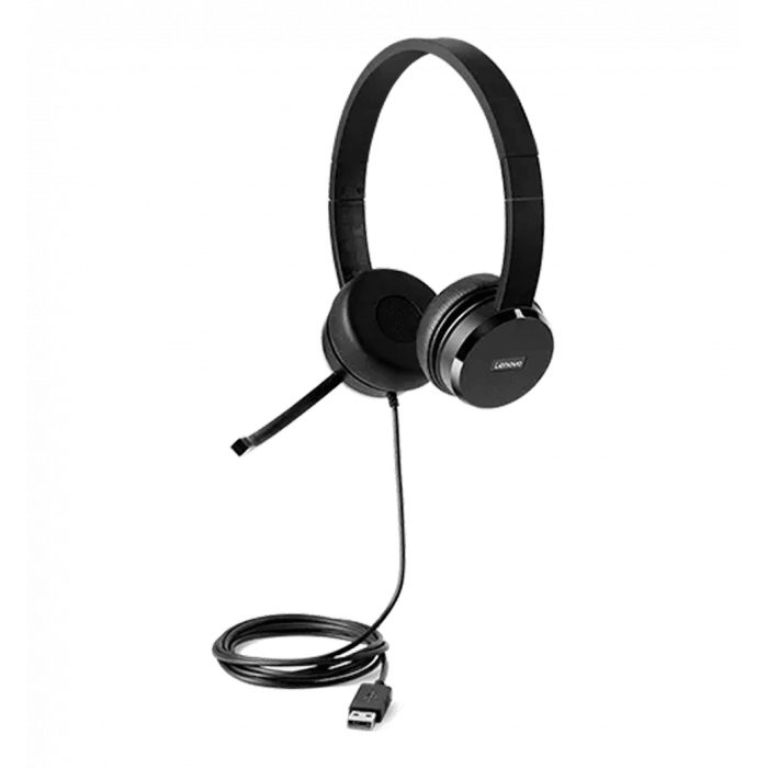 Headphones Lenovo 100 Stereo USB Headset 100