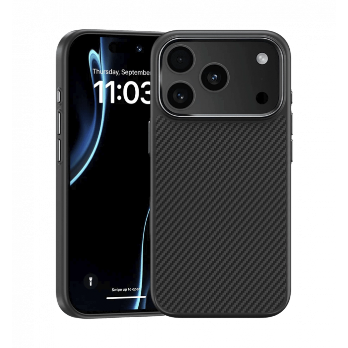Чохол Benks Armor Air Phone Case Built with Kevlar® iP17 Pro Max (600D/Black)