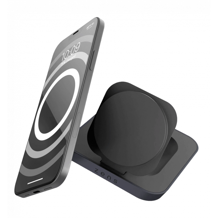 Зарядний пристрій Zens Magnetic Nightstand Charger Black (ZESC16B/00)