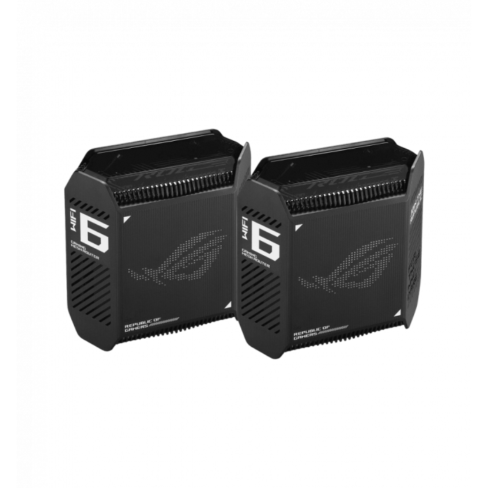 Система WiFi-Mesh ASUS ROG Rapture GT6 AX10000, 3xGE LAN, 1x2.5GE WAN, 1xUSB 3.2, 2мод, чорний