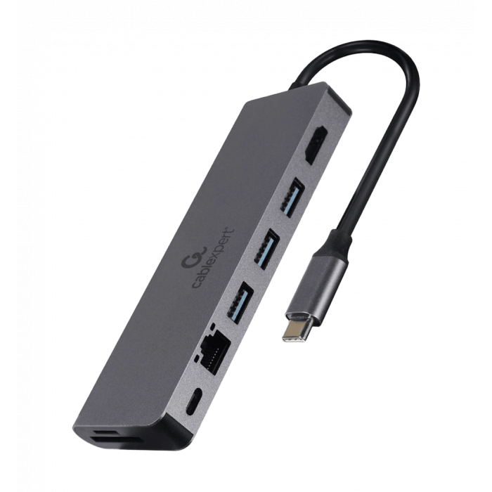 Адаптер Cablexpert A-CM-COMBO5-05, USB Type-C 5-в-1
