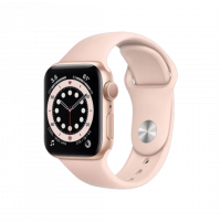 Apple Watch S6 44mm Sp Gold Alu Pink Sport Band (M00E3) БУ