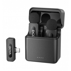 Бездротовий петличний мікрофон BOYA BY-V30 Type-C Black