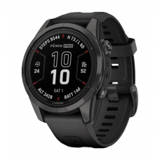 Garmin Fenix ​​7 Pro Sapphire Solar Carbon G. DLC Tit. with Black Band (010-02777-10/11/54) Used