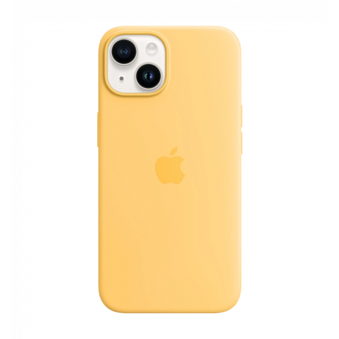 Чохол Силіконовий iPhone 14 Silicone Case with MagSafe Sunglow (MPT23)