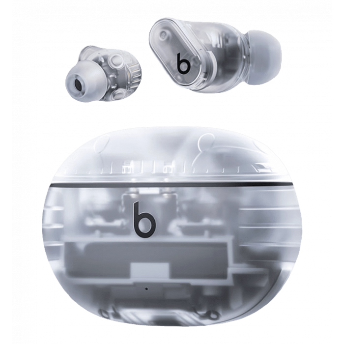 Beats Studio Buds + настоящие беспроводные наушники с шумоподавлением — прозрачные (MQLK3)