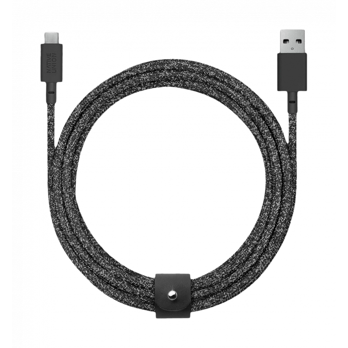 Кабель Native Union Belt Cable USB-A to USB-C Cosmos Black (1.2 m) (BELT-AC-COS-NP)
