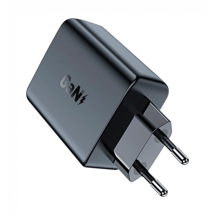 Адаптер Acefast A29 GaN 50W (2 Type-C) (black)