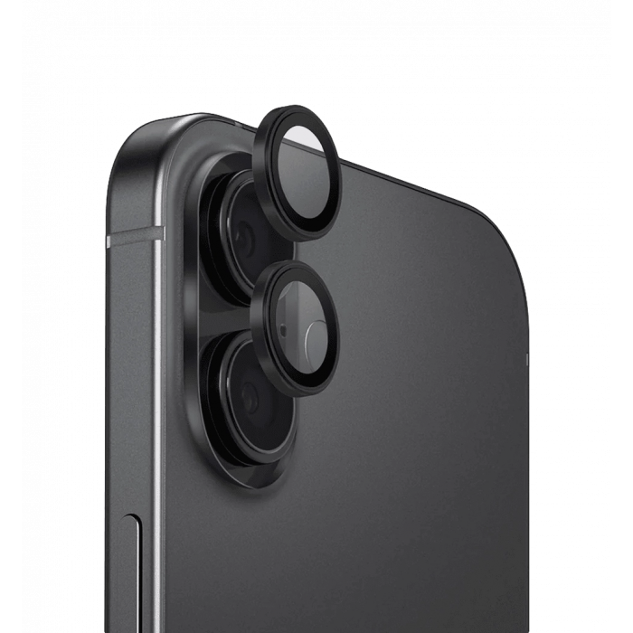 Захисне скло на камеру UNIQ Optix Aluminium Camera iPhone 17 чорний UNIQ-IP6.3 (2025)