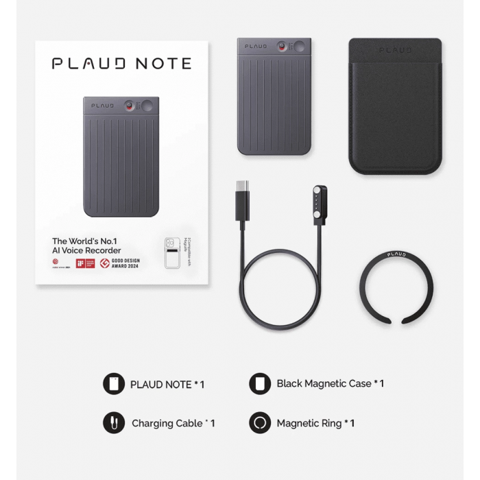 Диктофон Plaud Note AI Voice Recorder Starlight