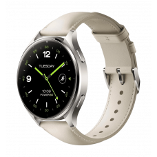 Смарт-годинник Xiaomi Watch 2 Titan Gray Case White Leather Strap (BHR9306GL)