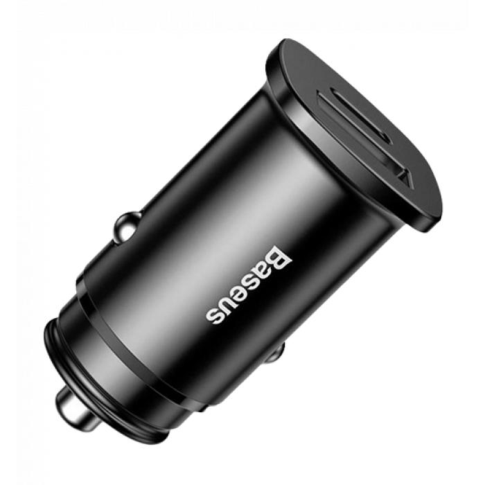 АЗП Baseus Square Metal PPS 30W A+C Black (CCALL-AS01)