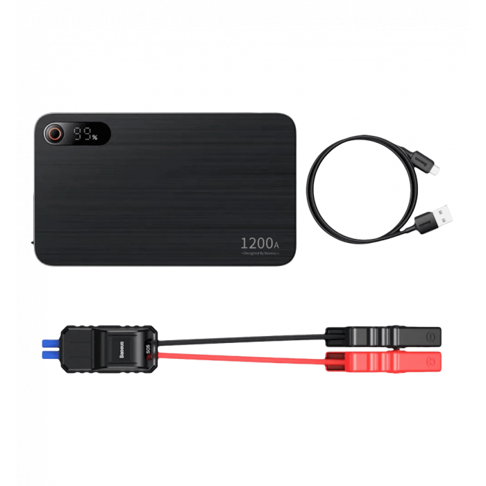 Пусковое устройство Baseus Super Energy Pro+ 1200A black