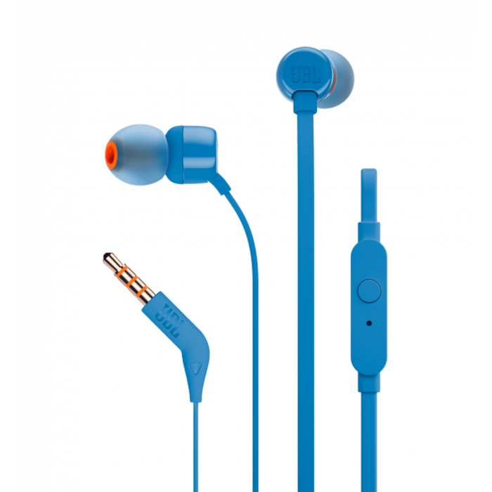 Headphones with microphone JBL Tune 110 Blue (JBLT110BLU)