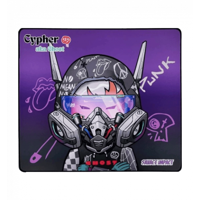 Коврик игровой Bloody BP-45W (Cypher Ghost), с рисунком