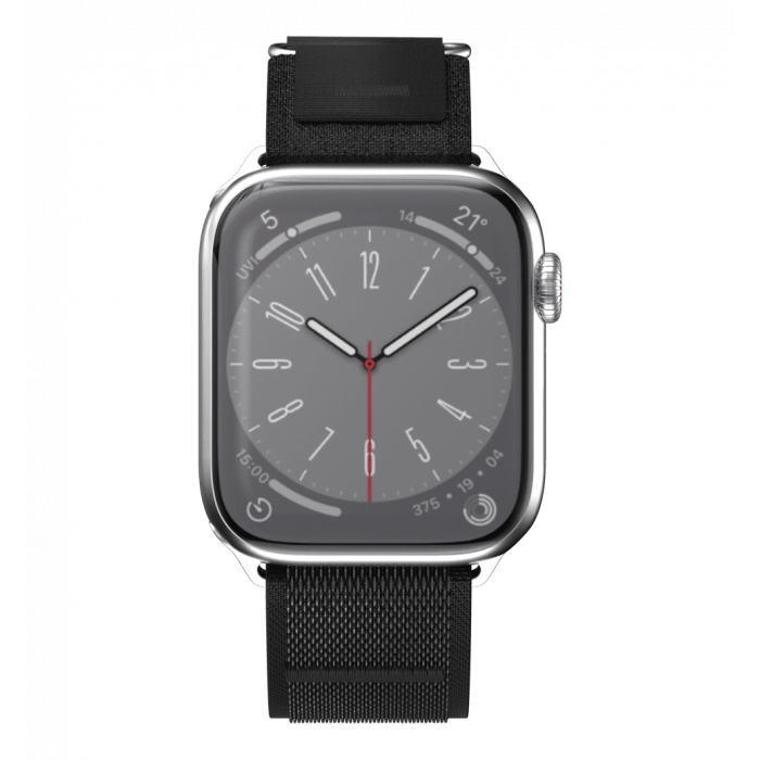 Ремінець Switcheasy Flex Woven Nylon Watch Loop 42/44/45/49mm Black (SAW459161BK23)