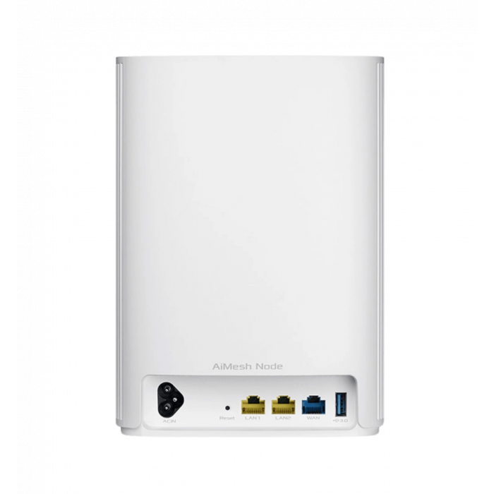 Система WiFi-Mesh ASUS ZenWiFi Hybrid XP4 AX1800, 2xGE LAN, 1xGE WAN, 1xUSB 3.2, 2мод, Powerline AV1