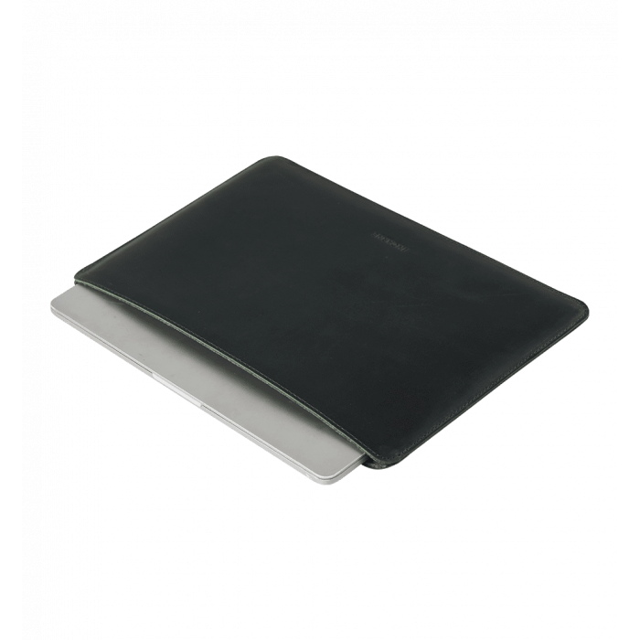 Шкіряний чохол INCARNE Gamma Plus MacBook Pro 14" 2021-2023 зелений