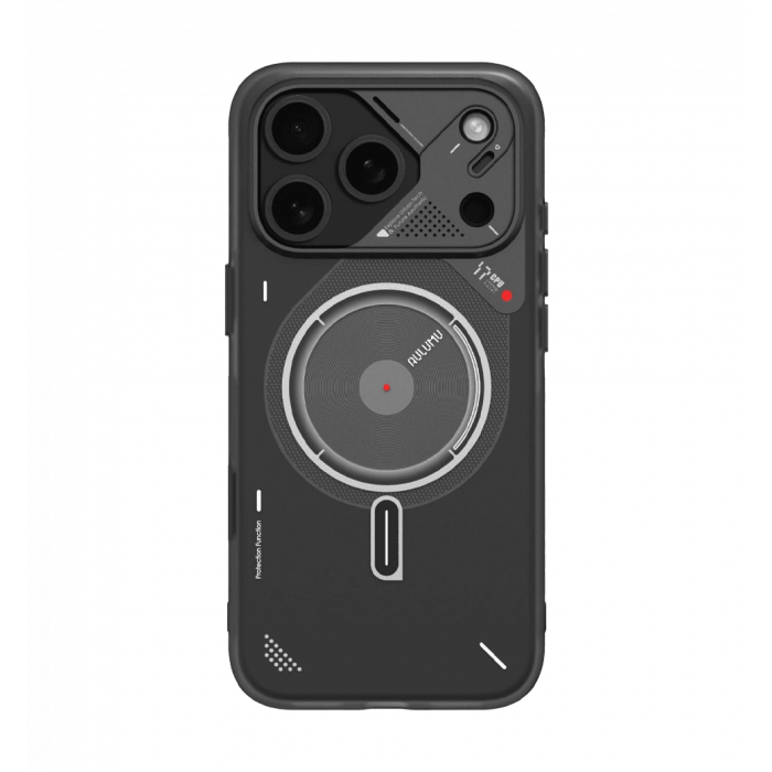 Чохол AULUMU A17 TPU IMD case TPU IMD case only for iPhone 17 Pro Max translucent gray