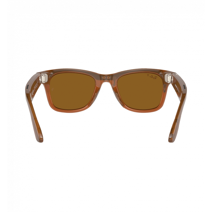 Смарт-окуляри Ray-Ban Meta Wayfarer Shiny Caramel/Polar Brown size L (RW4006 670683 50-22)