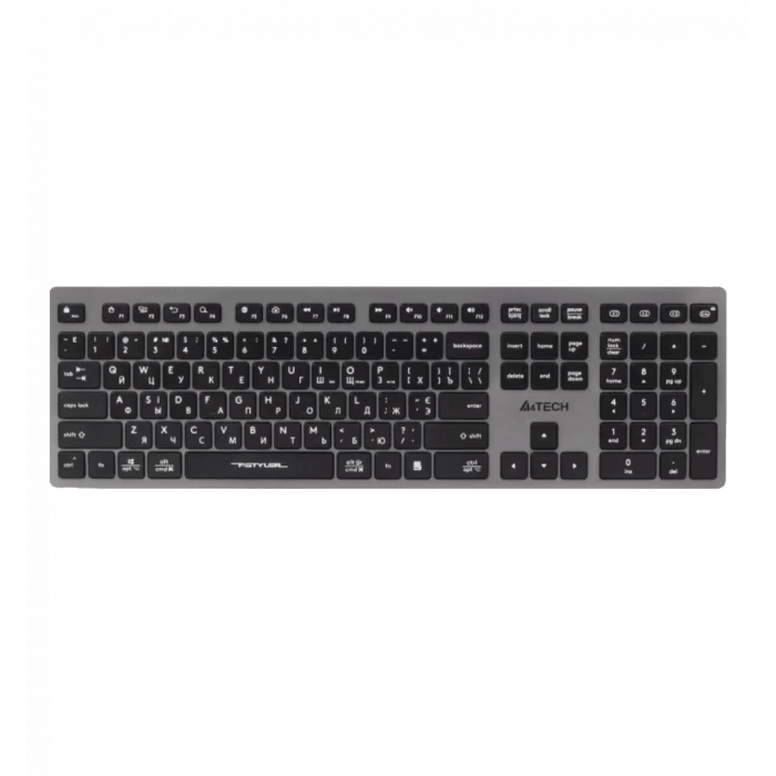 Клавіатура A4-Tech Fstyler FBX50C бездротовa, сірий