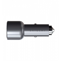АЗП Satechi 40W Dual USB-C PD Car Charger Space Grey (ST-U2C40CCM)