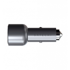 АЗП Satechi 40W Dual USB-C PD Car Charger Space Grey (ST-U2C40CCM)