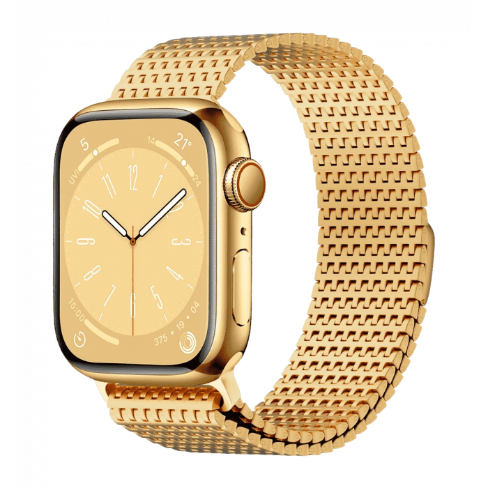 Ремінець Wiwu для Apple Watch 42/44/45/49mm Domino band Gold