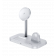 Зарядна станція Benks W16 3 in 1 wireless charger stand White 23W (C.D.SP.00.WE.0043)
