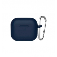 Чохол Blueo Liquid Silicone Case for AirPods 3 with Carbine Deep Blue