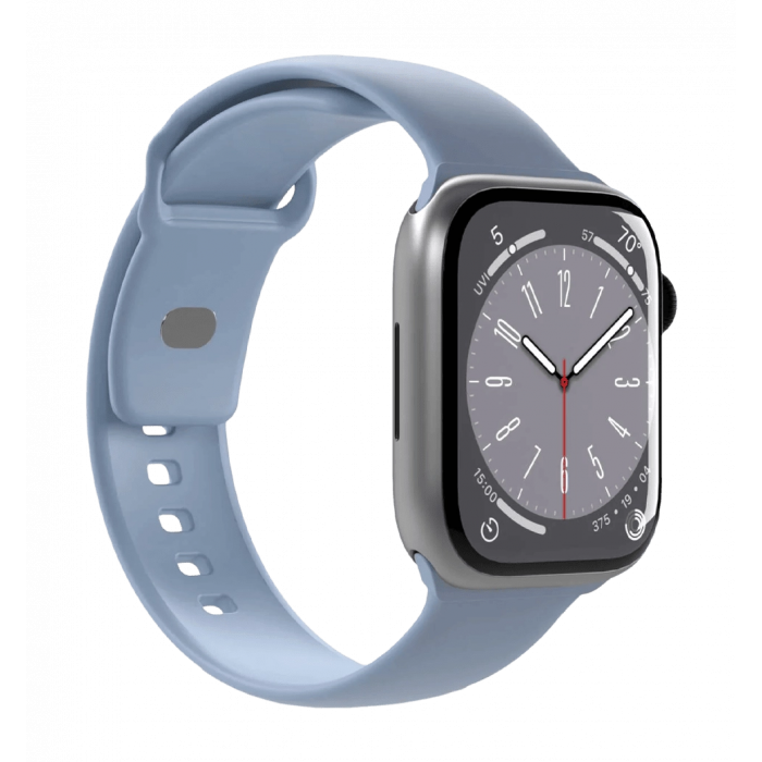Ремінець для годинника Puro "ICON" Silicone band Apple Watch 38–42mm SM & ML Light Blue PUICNAW40LBLUE
