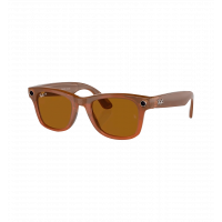 Смарт-окуляри Ray-Ban Meta Wayfarer Shiny Caramel/Polar Brown size L (RW4006 670683 50-22)