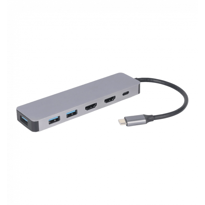 Адаптер Cablexpert A-CM-COMBO3-03, USB Type-C 3-в-1