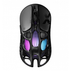 Миша GravaStar Mercury X Pro, 8K, BT/WL/USB-A, RGB, чорний