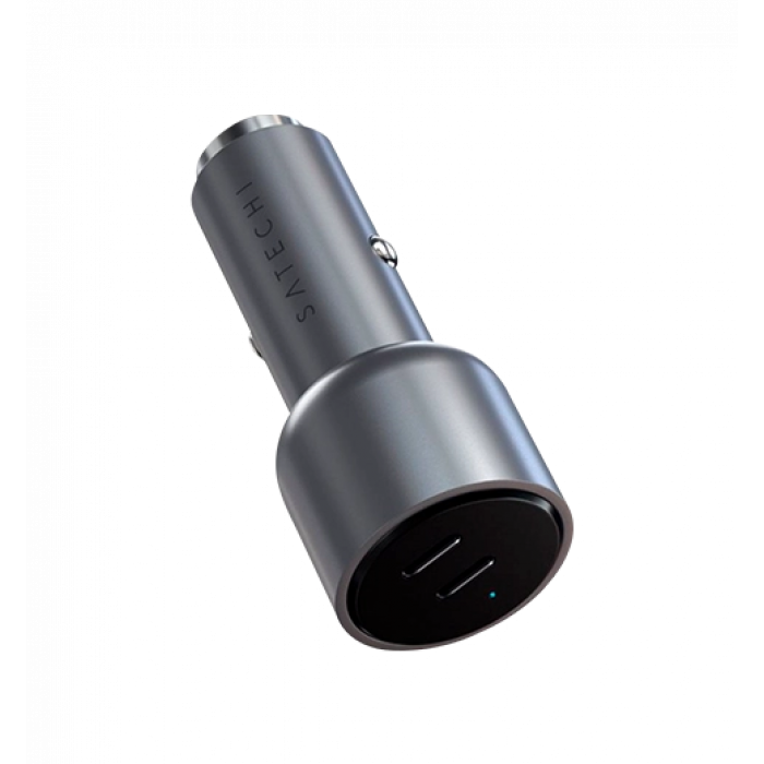 АЗП Satechi 40W Dual USB-C PD Car Charger Space Grey (ST-U2C40CCM)