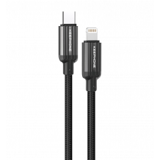 Кабель Keephone PD 27W Type-C to Lightning Pitta Black (KPPITTACLBK)