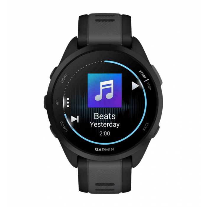 Смарт-годинник Garmin Forerunner 165 Music Black/Slate Gray (010-02863-30) UA