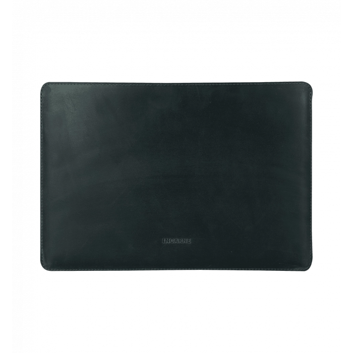 Шкіряний чохол INCARNE Gamma Plus MacBook Air 13" 2018-2022 зелений