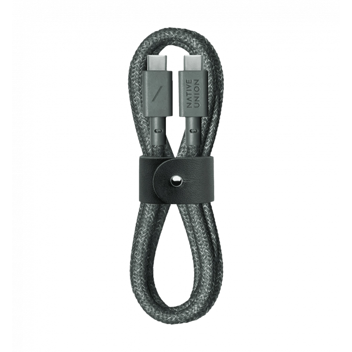 Кабель Native Union Belt USB-C to USB-C Slate Green (1.2 m) (BELT-C-GRN-2-NP)