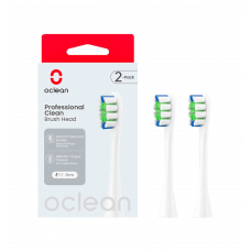 Насадка для зубної електрощітки Oclean P1C1 W02 Professional Clean Brush Head White (2 шт) (6970810553765)