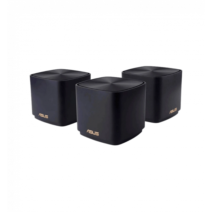 Система WiFi-Mesh ASUS ZenWiFi XD4 PLUS AX1800, 1xGE LAN, 1xGE WAN, 3мод, чорний