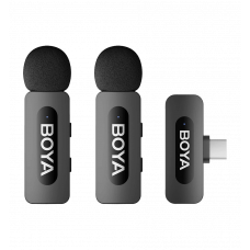 Беспроводной петличный микрофон BOYA BY-V20 Type-C Black