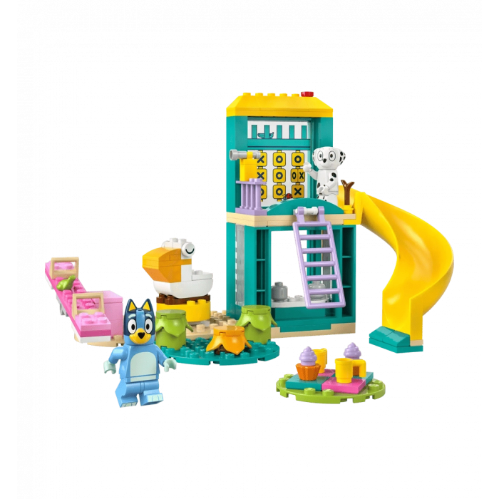 Конструктор LEGO Bluey Веселощі з Блуї та Хлоєю на ігровому майданчику