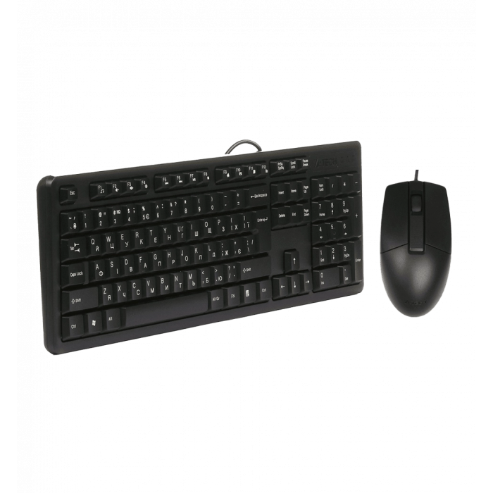 Комплект клавіатура+мишка KK-3+OP-330S, USB, Чорна