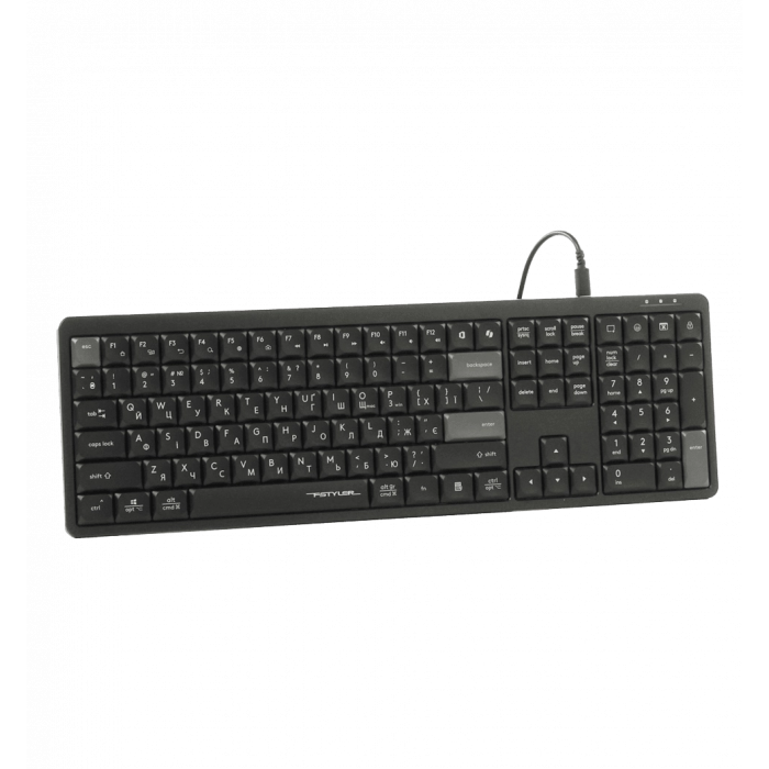 Клавіатура A4-Tech Fstyler FX55 (Black), колір чорний, USB