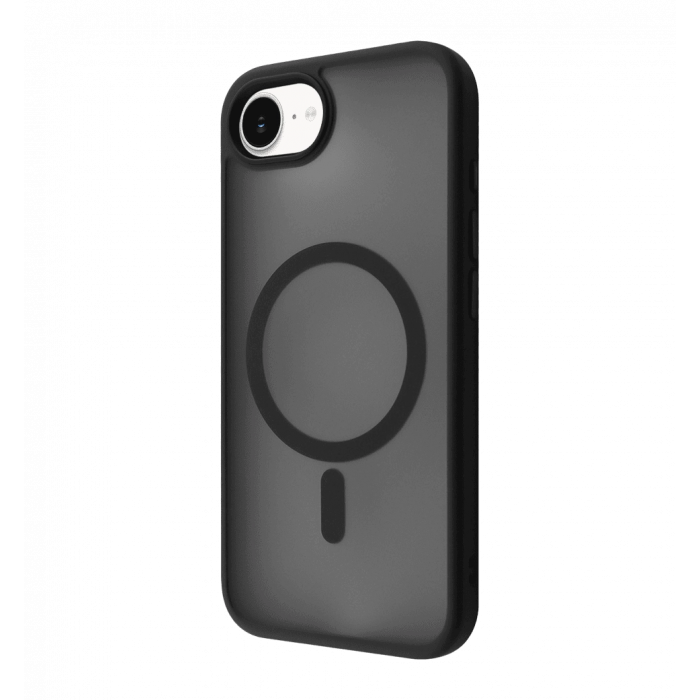 Чохол WAVE Matte Insane Case with Magnetic Ring iPhone 16e (black)