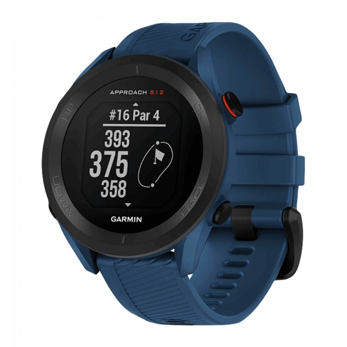 Спортивний годинник Garmin Approach S12 Tidal Blue (010-02472-14) UA
