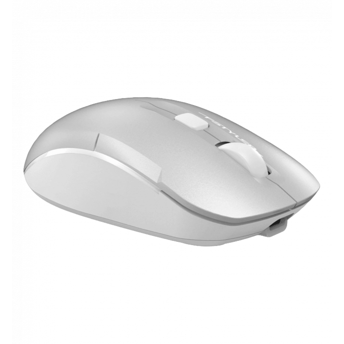 Миша бездротова A4Tech Fstyler FB26CS Air2 (Icy White), колір сірий+білий