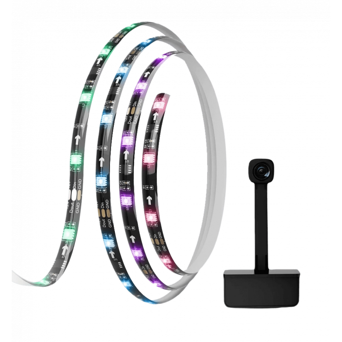 Набір адаптивного підсвічування Govee H6199 DreamView T1 TV Backlight 55-65', RGBIC, WI-FI/Bluetooth, чорний